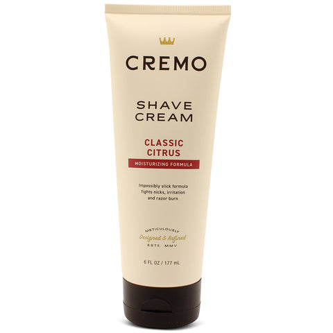 Cremo 177mL Moisturizing Formula Concentrated Shave Cream (Classic Citrus)