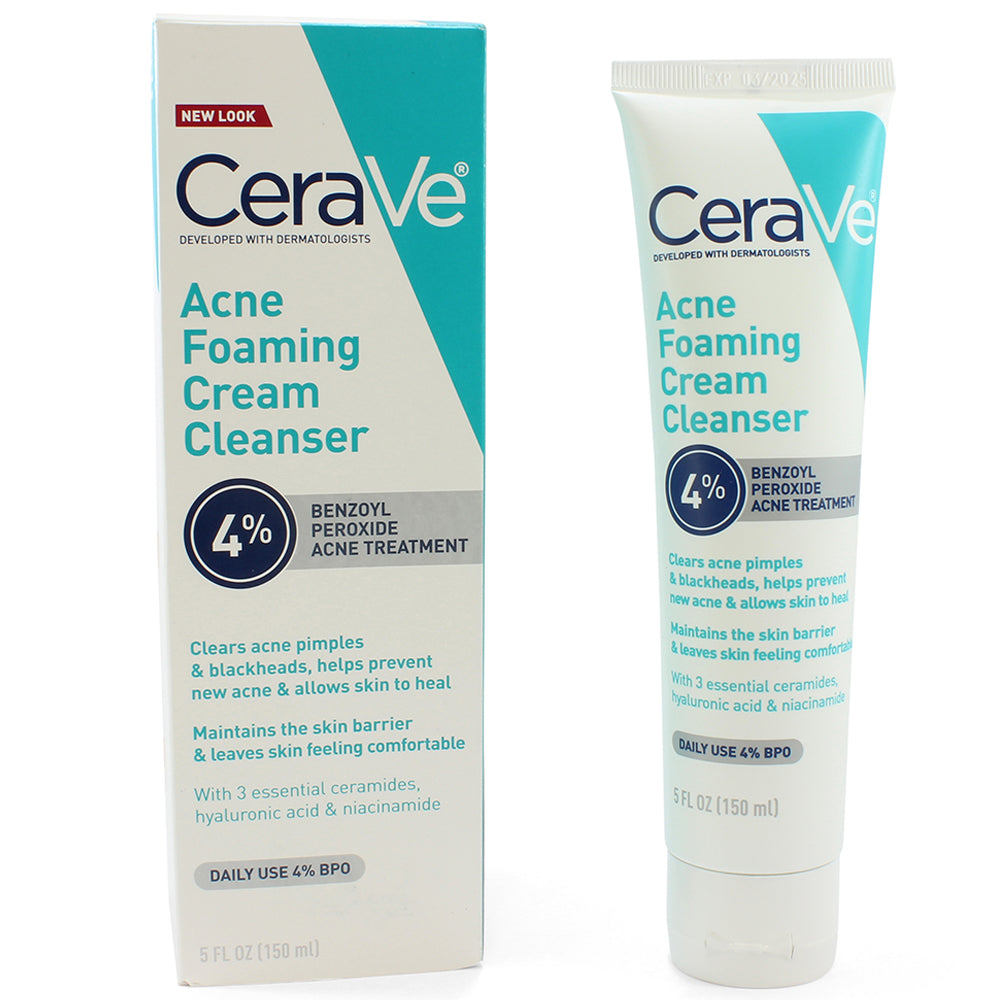 CeraVe 150mL Acne Foaming Cream Cleanser