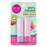 Eos 2 Pack Raspberry Kiwi Splash and Passionfruit Agave Lip Balm Sticks