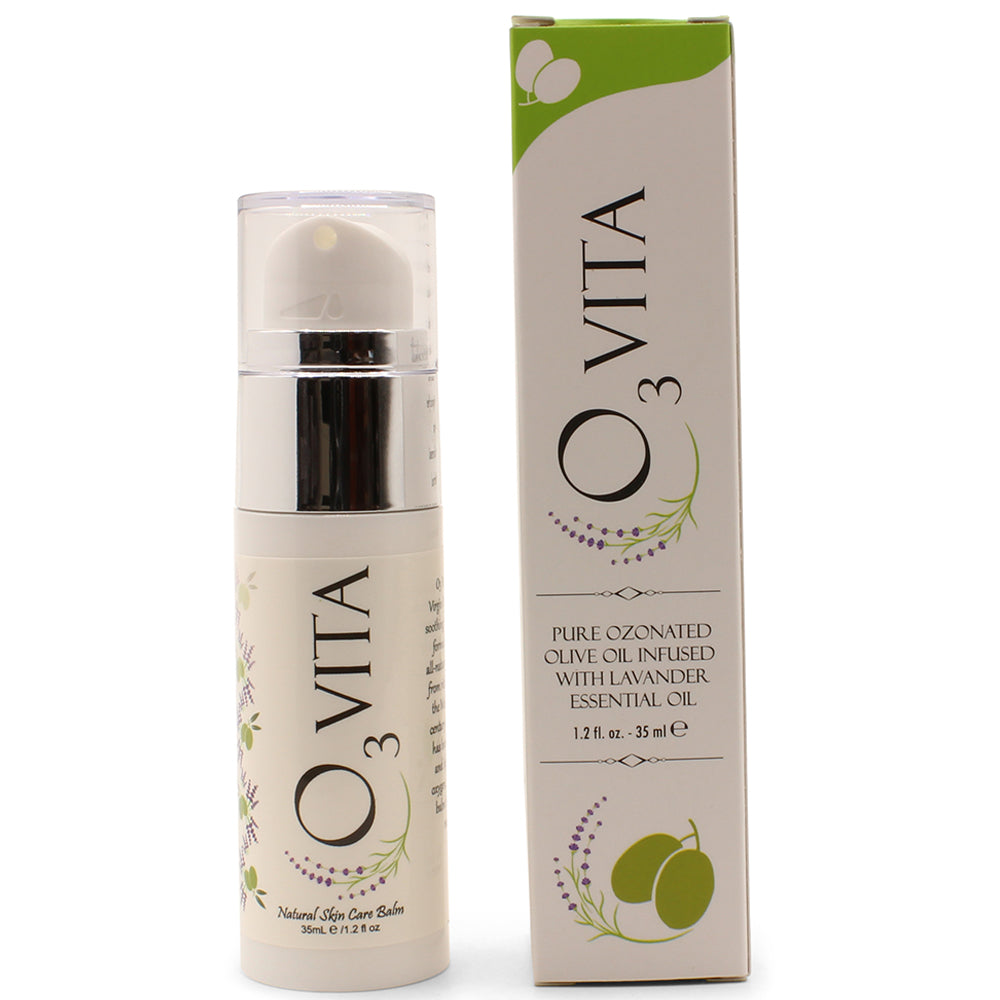 O3 Vita 35mL Pure Ozonated Extra Virgin Olive and Lavender Oil Blend for Dry Skin