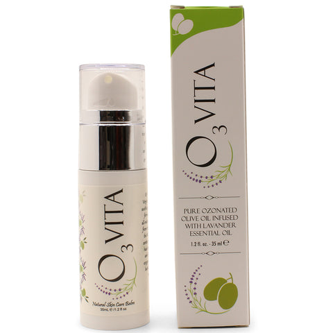 O3 Vita 35mL Pure Ozonated Extra Virgin Olive and Lavender Oil Blend for Dry Skin