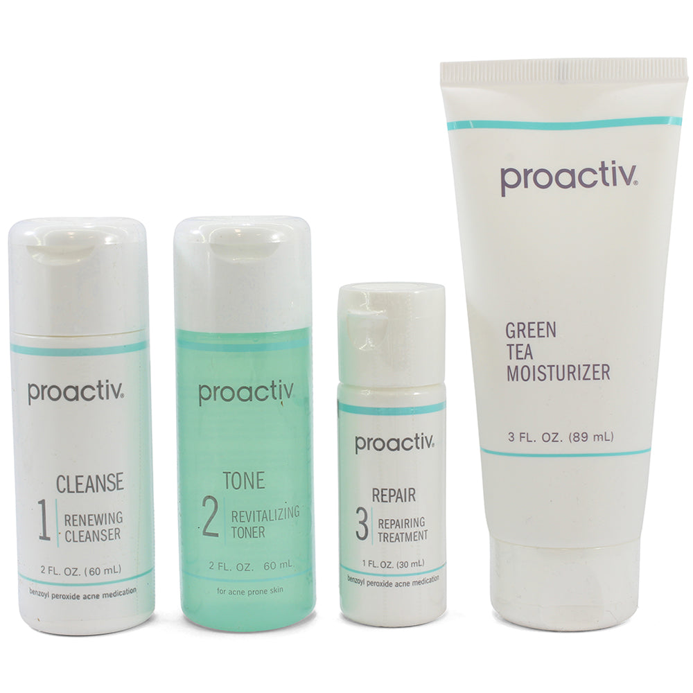 Proactiv 30 Day 3 Piece Set with 89ml Green Tea Moisturiser Set