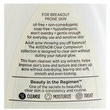 Aveeno 177ml Clear Complexion Foaming Cleanser