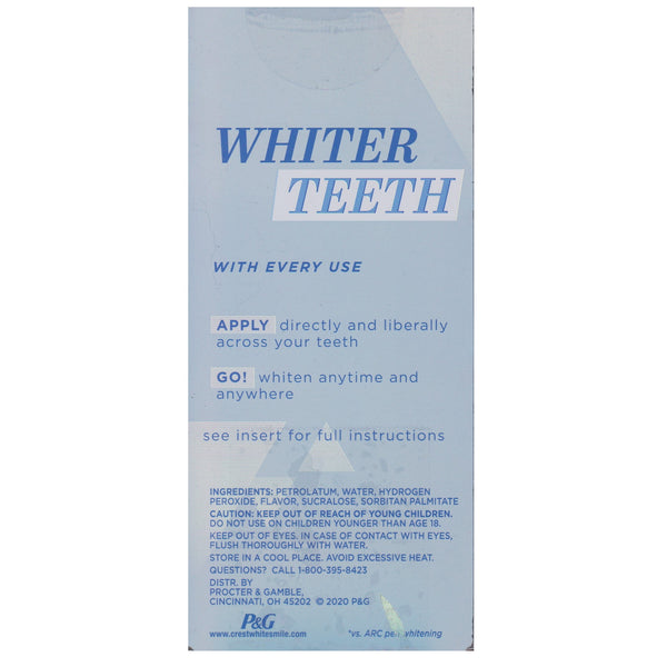 Crest 10g Teeth Whitening Emulsions 1 Minute Apply & Go Treatment