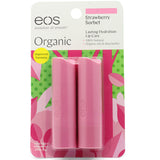 Eos Strawberry Sorbet Smooth Stick Organic Lip Balm 2 Pack
