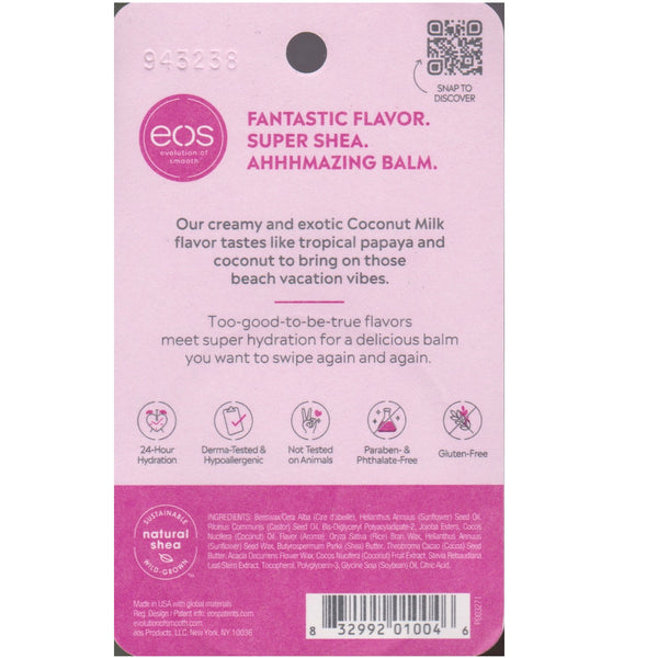 Eos Coconut Milk Super Soft Shea Lip Balm Sphere Skincare Australia