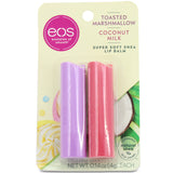 Eos 2 Pack Toasted Marshmallow and Coconut Milk Super Soft Shea Lip Balm Sticks