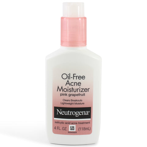 Neutrogena 118ml Oil-Free Acne Moisturizer Pink Grapefruit