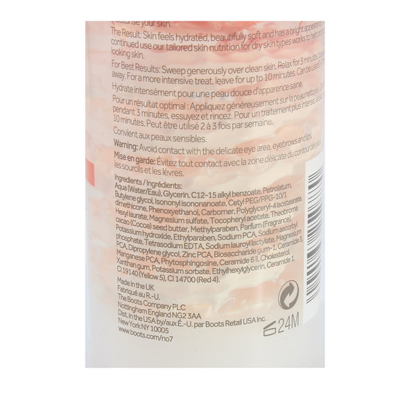 Boots No. 7 100mL Instant Results Nourishing Hydration Mask Skincare