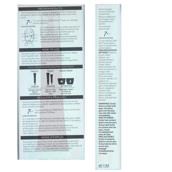 Boots No. 7 Laboratories 25mL Line Correcting Booster Serum Skincare
