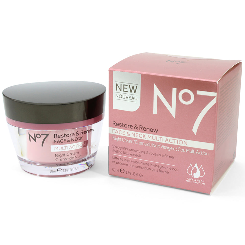 Boots No. 7 50mL Restore & Renew Multi Action Night Cream