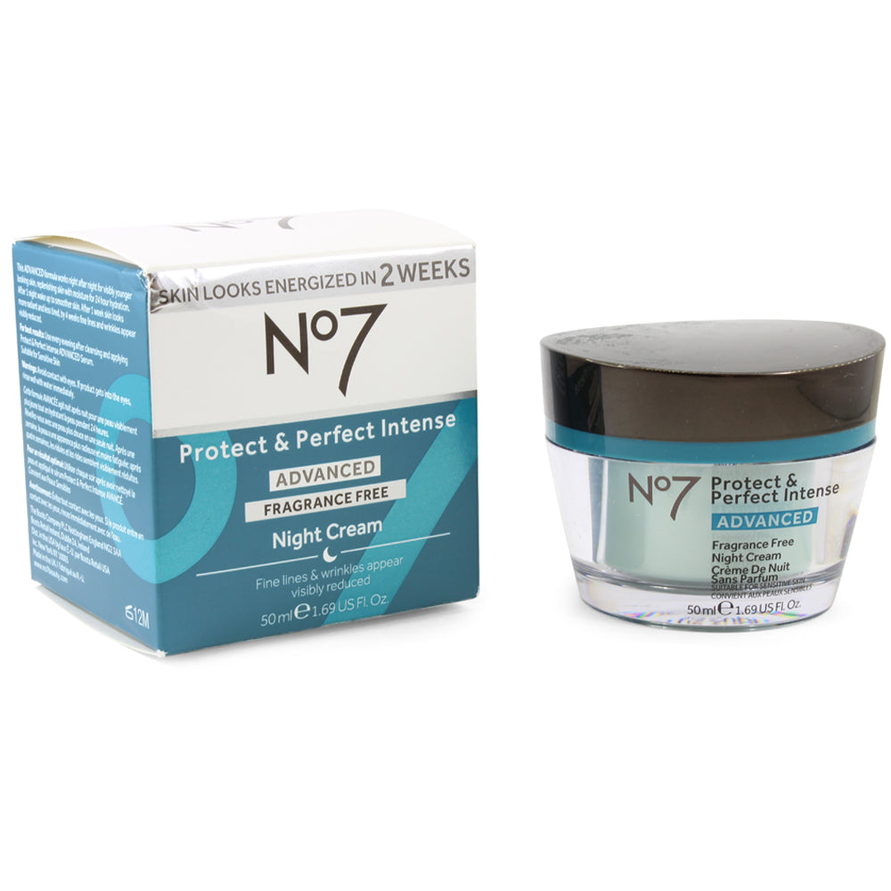 Boots No. 7 50mL Protect & Perfect Intense Advanced Night Cream Fragrance Free