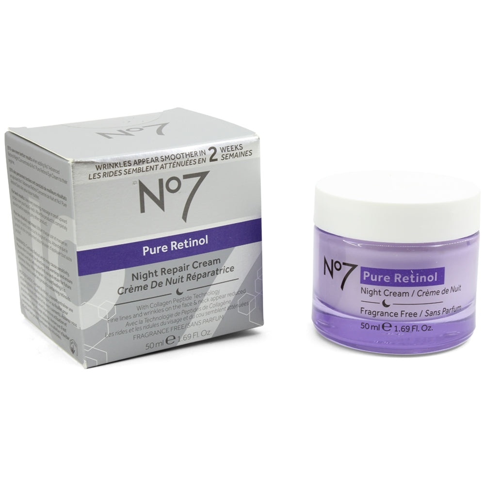 Boots No. 7 50mL Pure Retinol Night Repair Cream