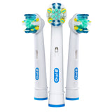 Oral B Braun 9-Pack Floss Action Replacement Tooth Brush Head EB25-9
