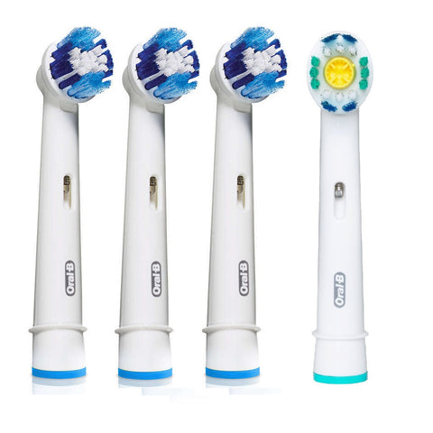 Oral B Braun 4-Pack 3 x Precision Clean 1 x Prowhite Replacement Tooth Brush Heads