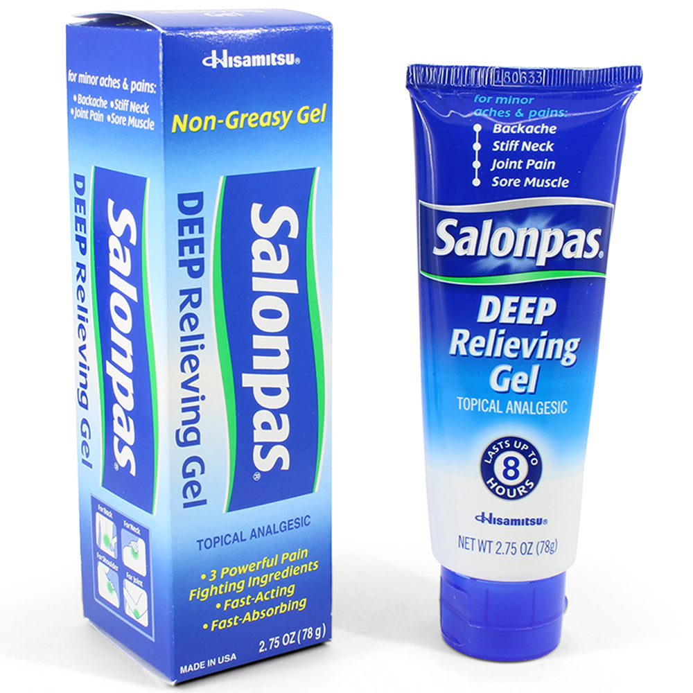 Salonpas 78g Deep Relieving Non-Greasy Topical Gel