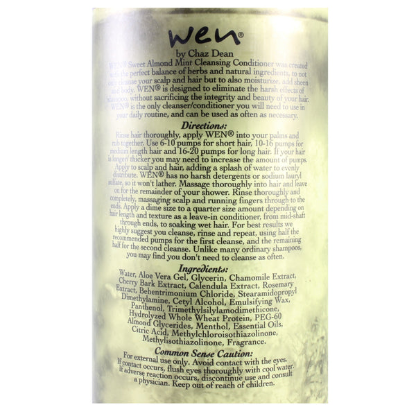 Wen Sweet Almond Mint 480mL2本 sweet-almond-mint-cleansing-