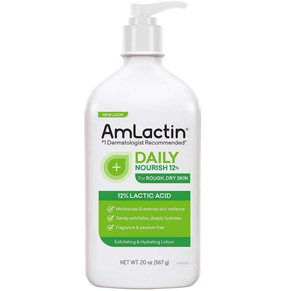 AmLactin 567g Daily Nourish Exfoliating Hydrating AHA Lotion