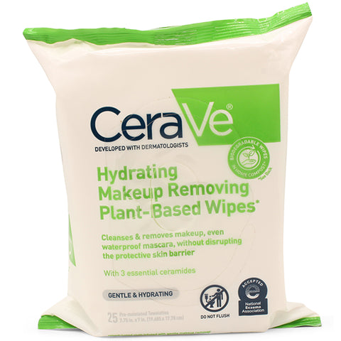 CeraVe 25 x Hydrating Makeup Removing Plant-Based Wipes