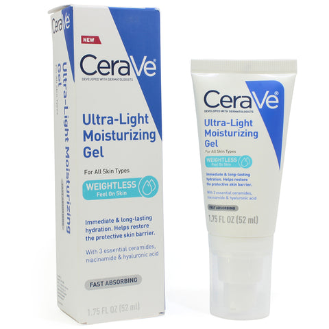 CeraVe 52mL Ultra-Light Moisturising Gel Oil Free Moisturiser