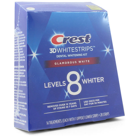 Crest 3D White 14 x Glamorous White Teeth Whitening Strip Treatments