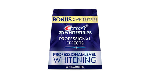 Crest 3D White 40 Professional Effects Teeth Whitening Strips with 4 Bonus Strips