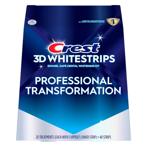 Crest 3D White 40 Professional Transformation Teeth Whitening Strips