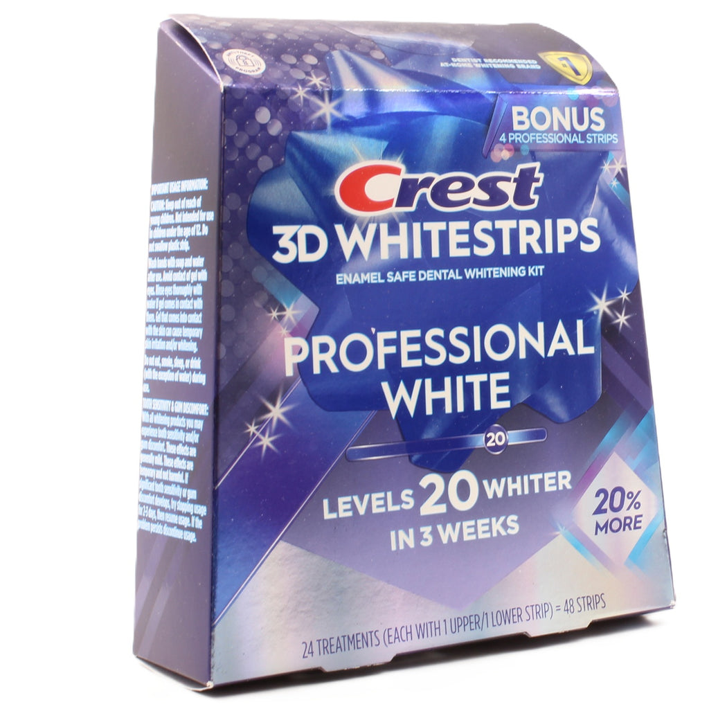 Crest 3D 48 x Professional White Effects Teeth Whitening Strip (24 Treatments)