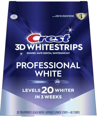 Crest 3D 40 x Professional White Effects Teeth Whitening Strip (20 Treatments)