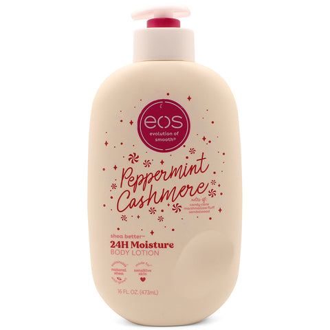 Eos 473mL Shea Better 24hr Moisture Body Lotion (Peppermint Cashmere)