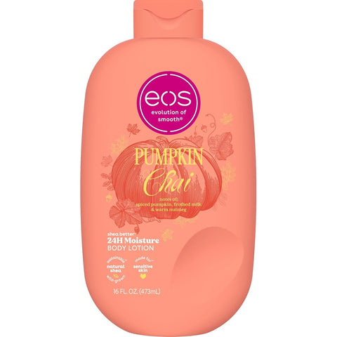 Enjoy 24hr moisture with a warm, cozy scent of spiced pumpkin, frothed milk, pink pepper, warm nutmeg and brown sugar for soft, smooth skin.