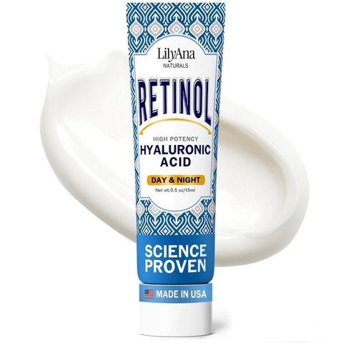 LilyAna 48mL High Potency Hyaluronic Acid Retinol Cream