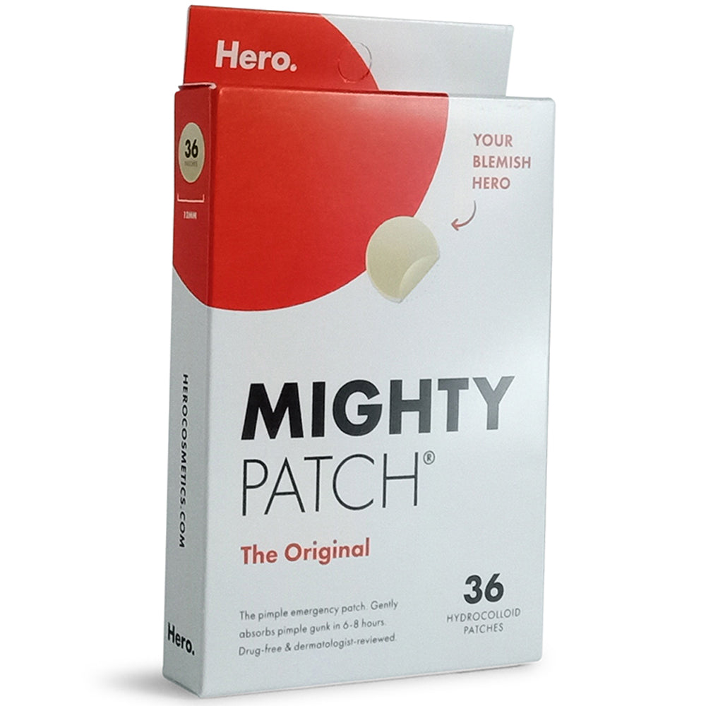 Hero Mighty Patch 36 x 12mm Acne Absorbing Hydrocolloid Spot Patch (Original)