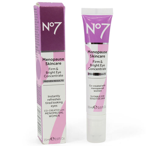 Boots No. 7 15mL Menopause Skincare Firm & Brighten Eye Concentrate