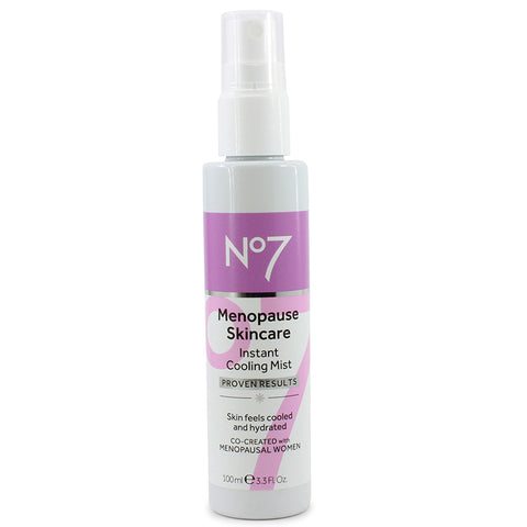 Boots No. 7 100mL Menopause Skincare Instant Cooling Mist