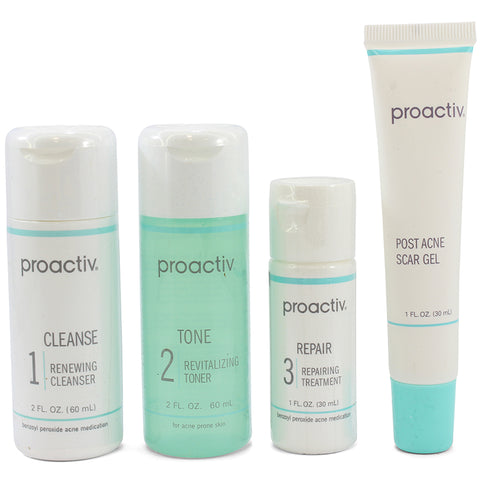 Proactiv 30 Day 3 Piece Set with 30ml Post Acne Scar Gel Set