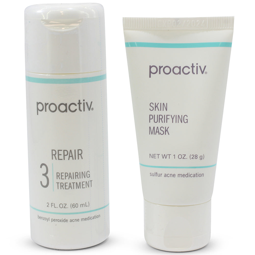 Proactiv 60ml Repairing Treatment Step 3 and 28g Skin Purifying Mask Set