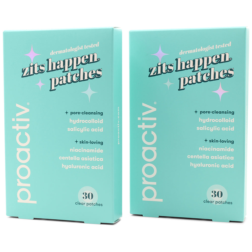 Proactiv 60 x Zits Happen Acne Absorbing Salicylic Acid Hydrocolloid Spot Patches (2 Pack)