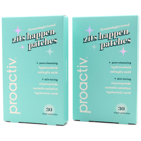 Proactiv 60 x Zits Happen Acne Absorbing Salicylic Acid Hydrocolloid Spot Patches (2 Pack)