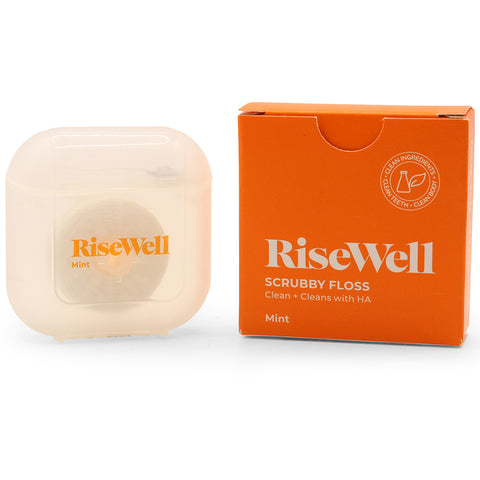 RiseWell 30m Scrubby Dental Floss PFAS Free