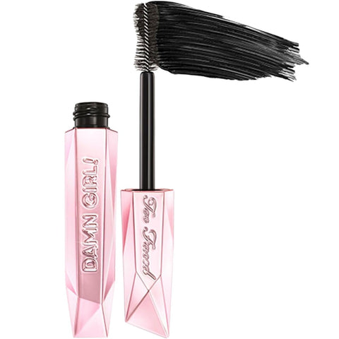 Too Faced 13mL Damn Girl! 24-Hour Intense Black Volumising Mascara