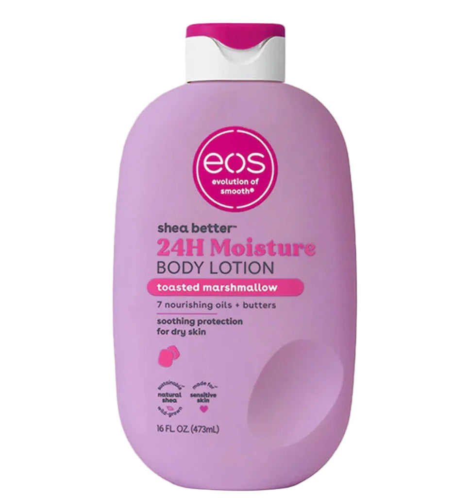 Eos 473mL Shea Better 24hr Moisture Body Lotion (Toasted Marshmallow)