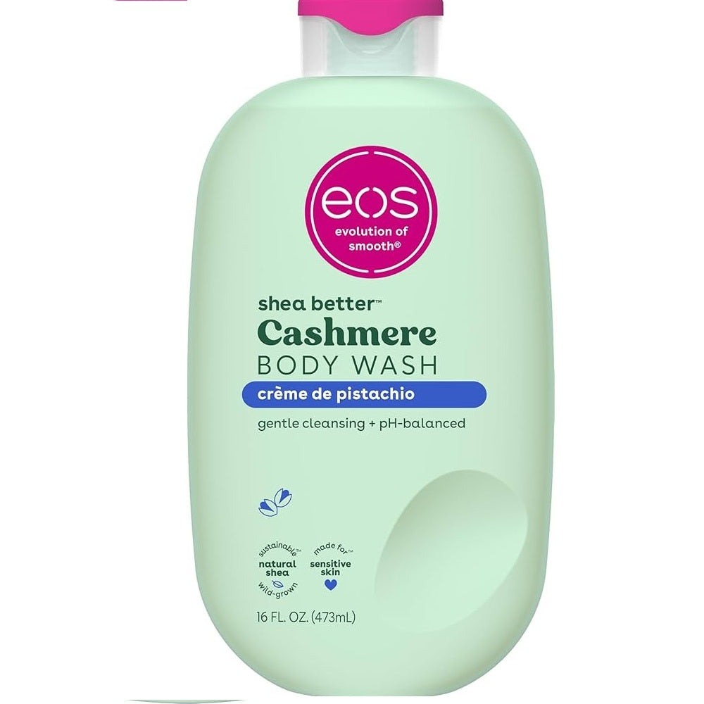 Eos Shea Better Cashmere Body Wash 473mL (Creme de Pistachio)
