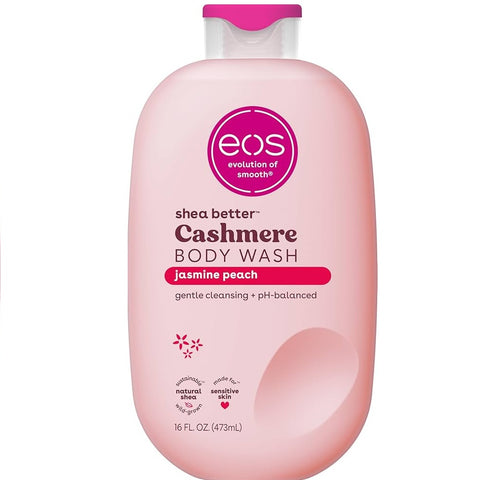 Eos Shea Better Cashmere Body Wash 473mL (Jasmine Peach)