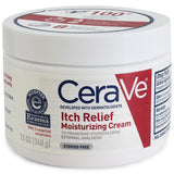 CeraVe 340g Itch Relief Moisturising Cream Tub
