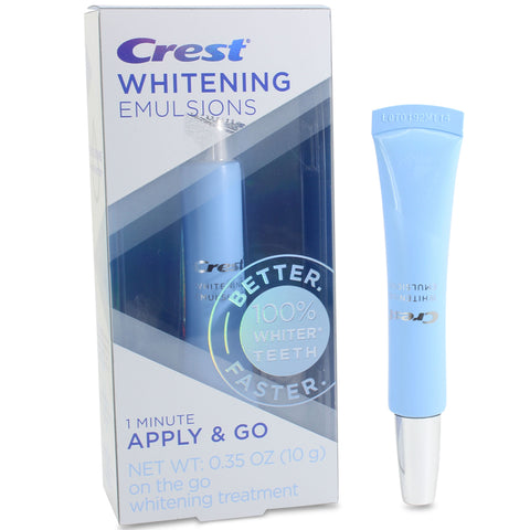 Crest 10g Teeth Whitening Emulsions 1 Minute Apply & Go Treatment