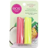 Eos Coconut Milk & Pineapple Passionfruit Super Soft Shea Lip Balm Sticks 2 Pack