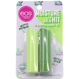 Eos 2 Pack Moisture Hit Lip Balm Sticks Happy Brownie & Happy Herb