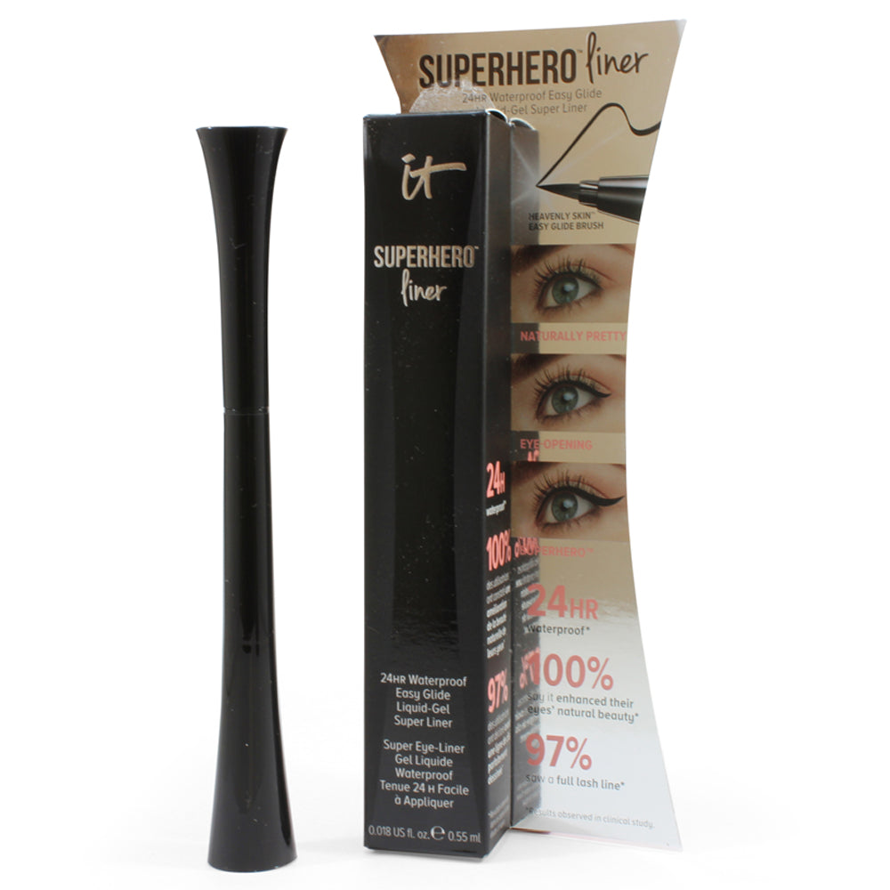 IT Cosmetics .55ml Superhero Liner Large Size Super Black Waterproof Eyeliner