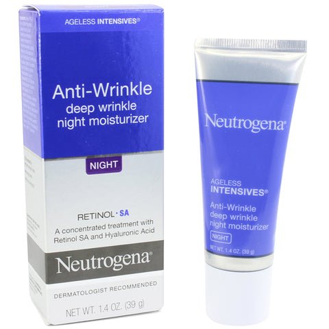 Neutrogena 39mL Ageless Intensives Anti-Wrinkle Deep Wrinkle Night Moisturiser
